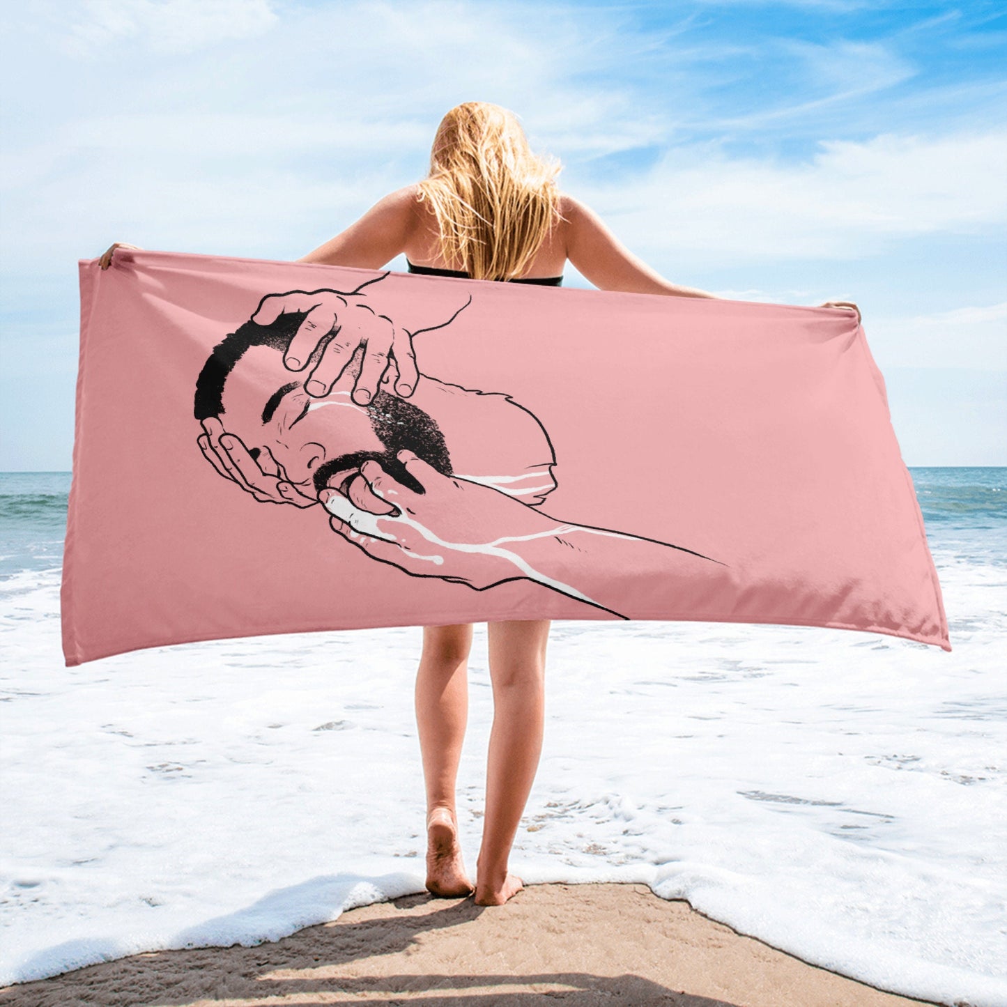 Essence | Gay art beach towel
