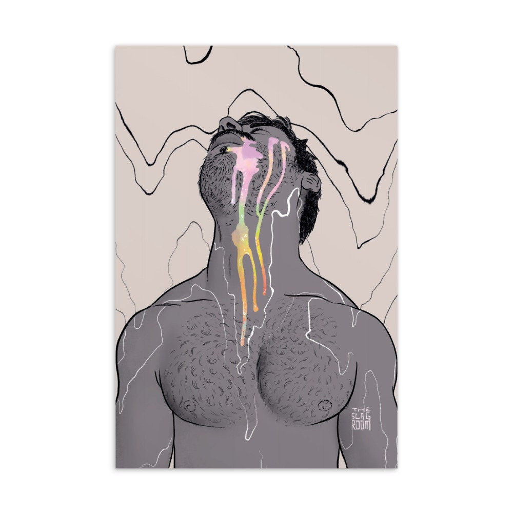 Leak | homoerotic postcard