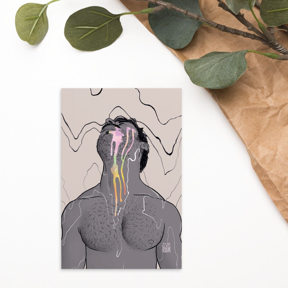 Leak | homoerotic postcard