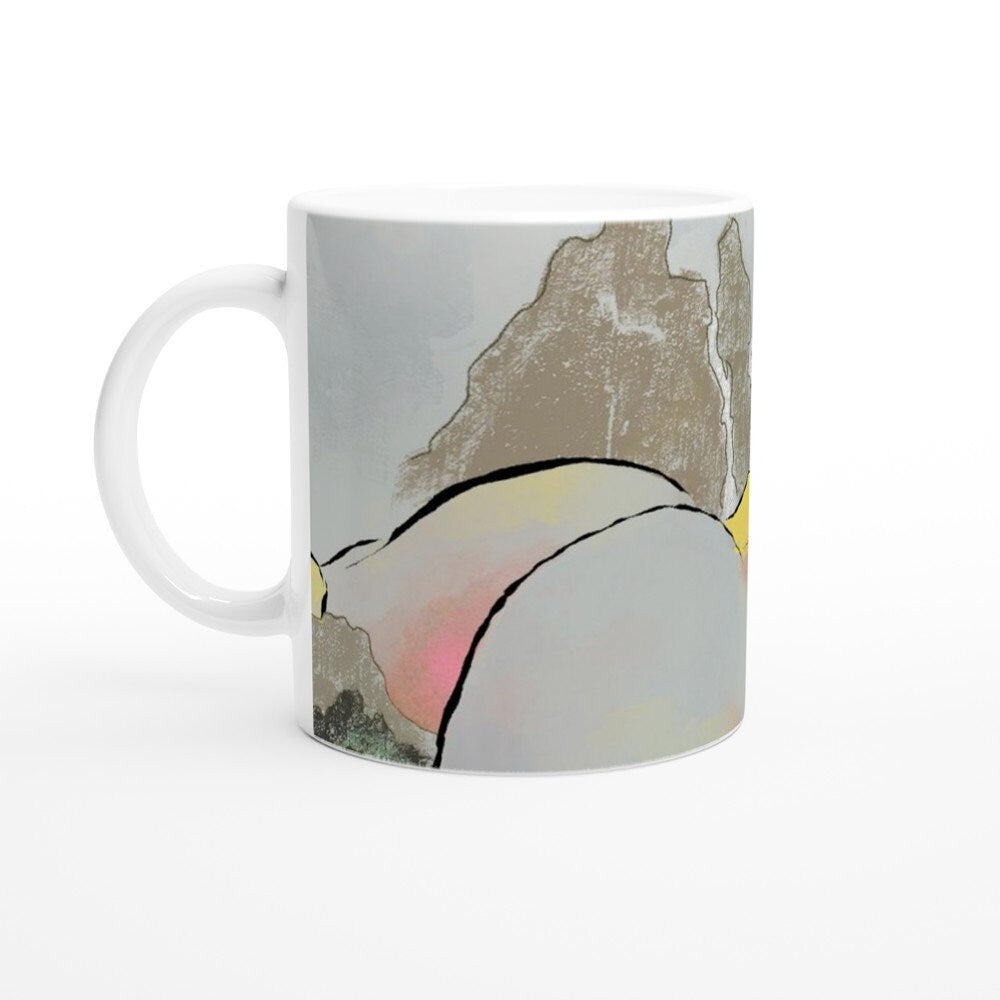 Camping | white ceramic mug gay art Tom of Finland