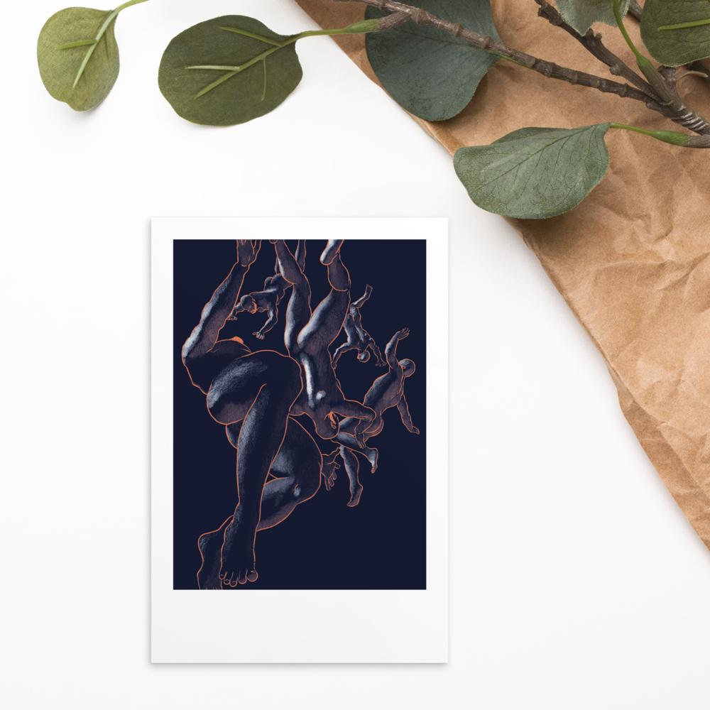 Fall | gay art postcard