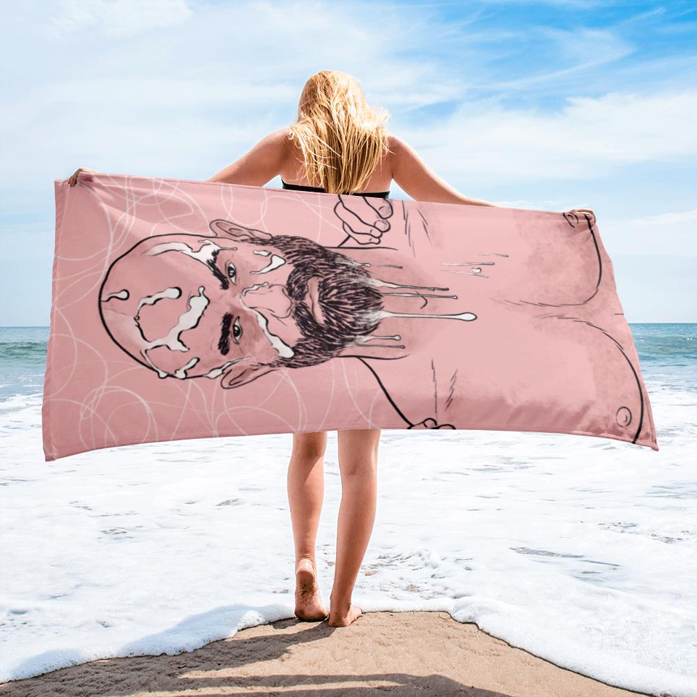 Drip | Gay art beach towel