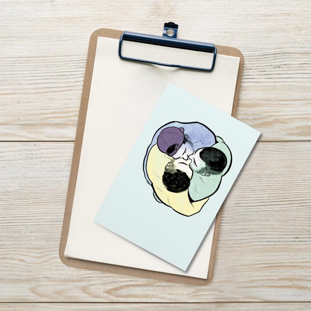 Loop | homoerotic postcard
