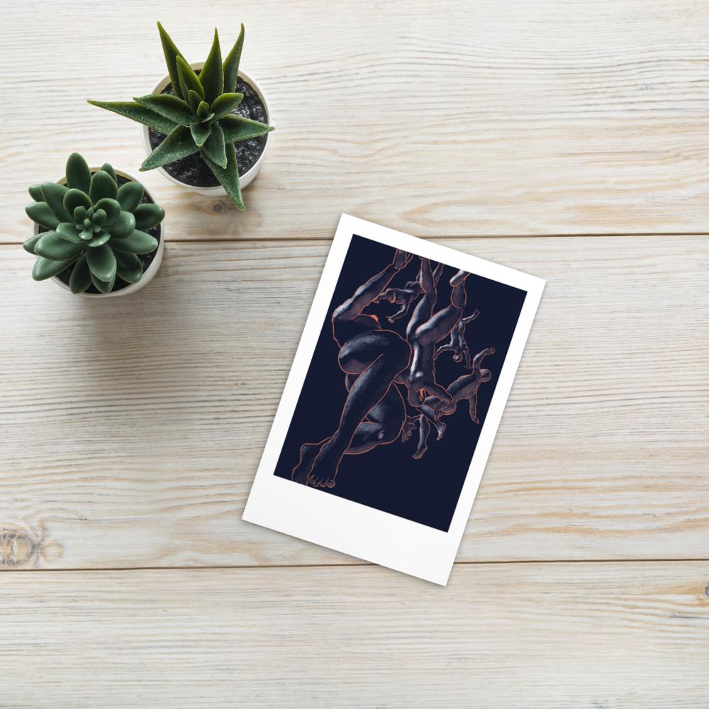 Fall | gay art postcard