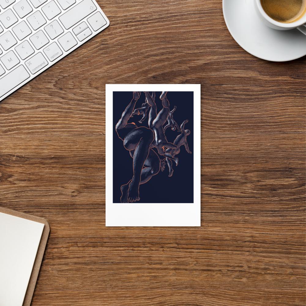Fall | gay art postcard