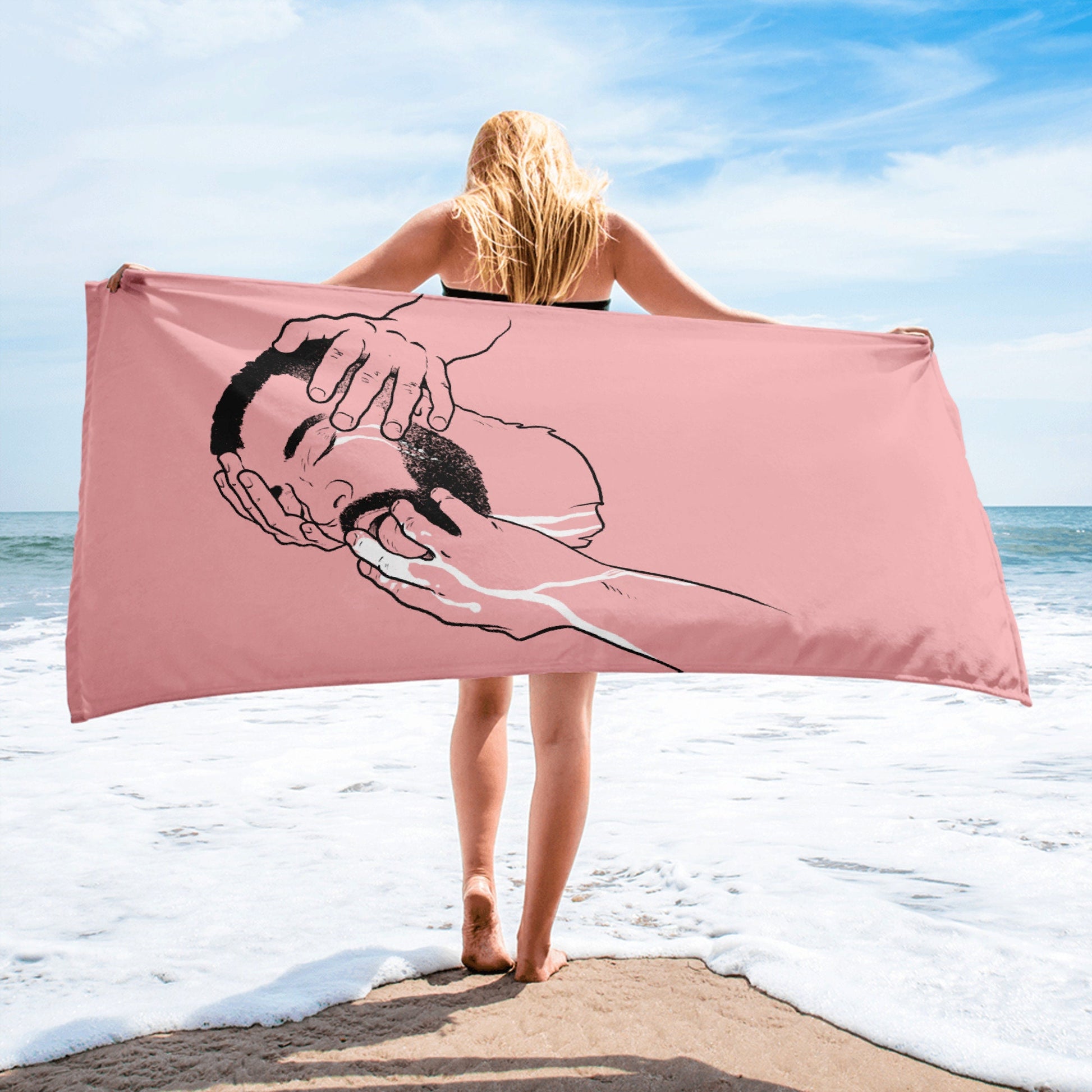 Essence | Gay art beach towel