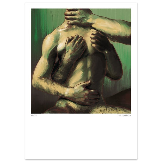 Hands | gay art print, fine art nude, homoerotic art, gay nude model