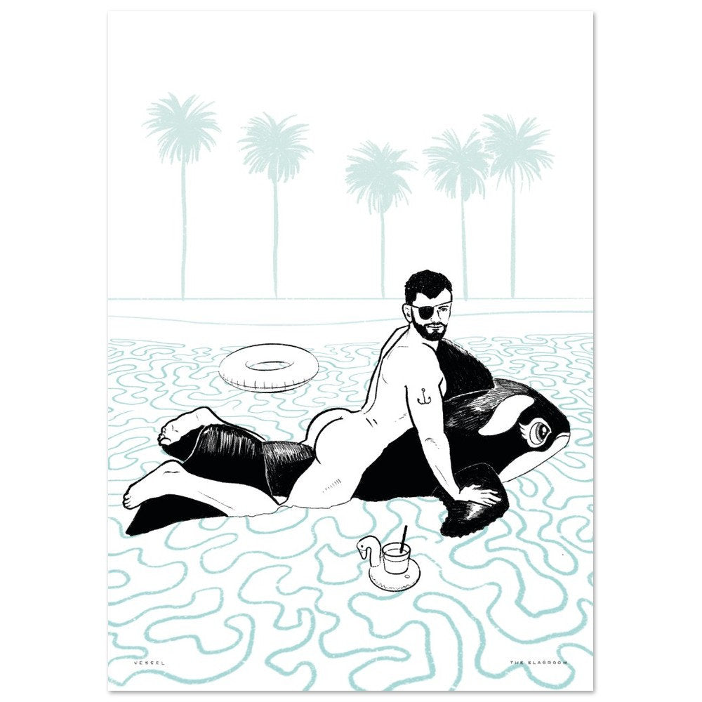 Vessel | gay art print, Tom of Finland print