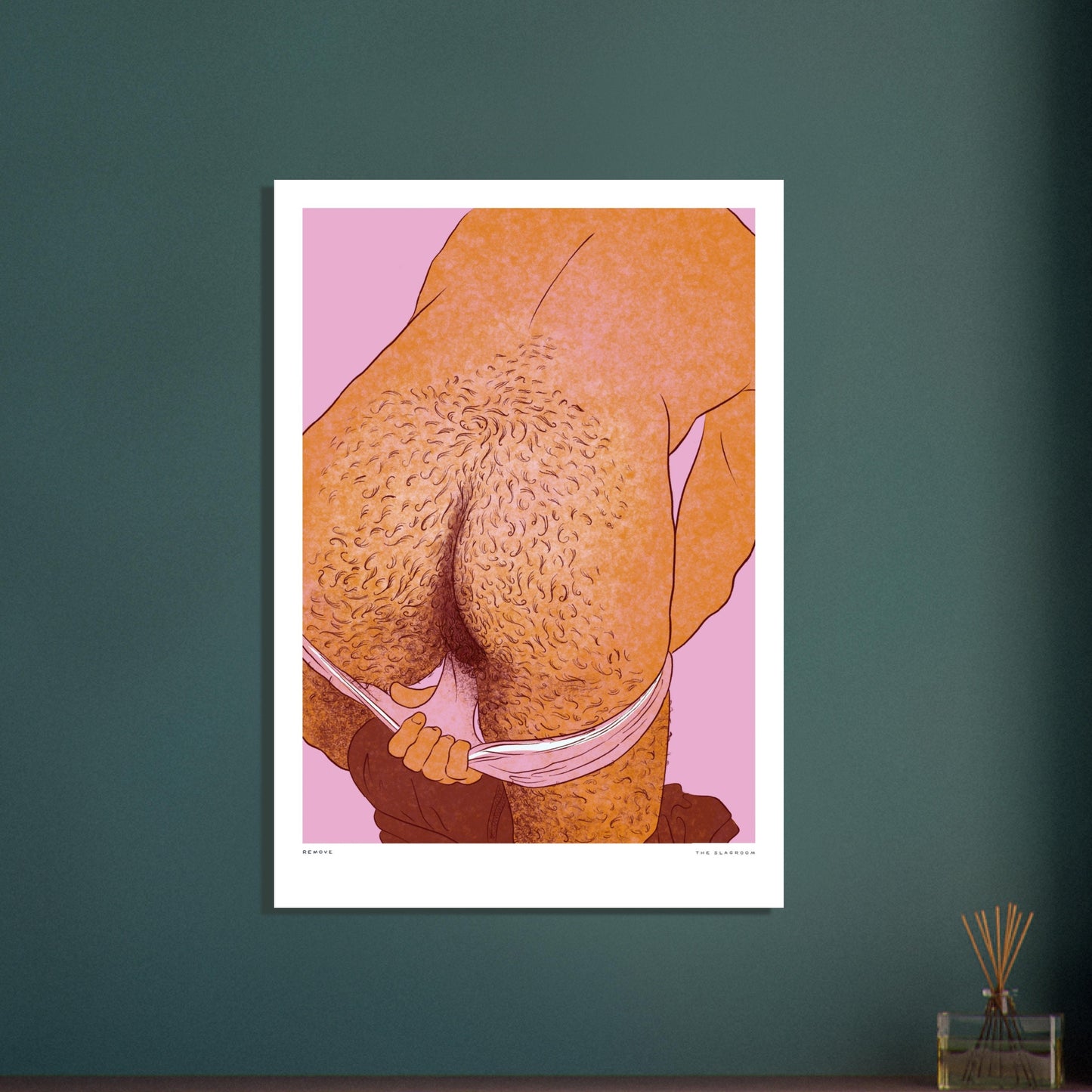 Remove | spicy queer art print, queer illustration, Tom of Finland print