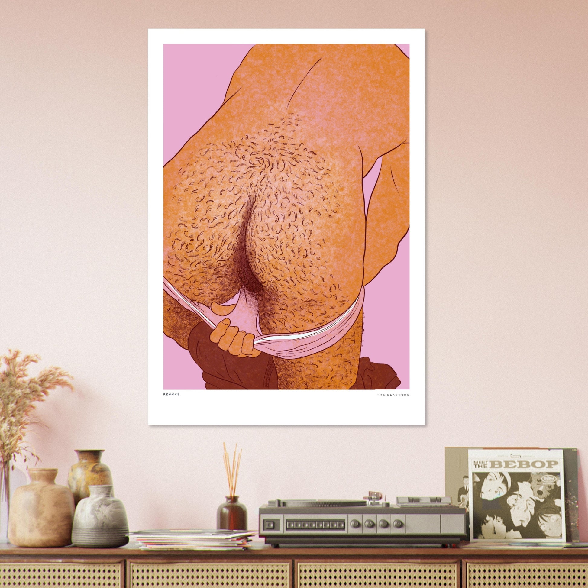 Remove | spicy queer art print, queer illustration, Tom of Finland print