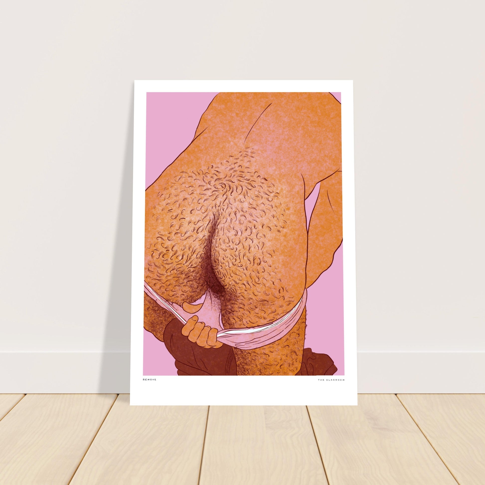 Remove | spicy queer art print, queer illustration, Tom of Finland print