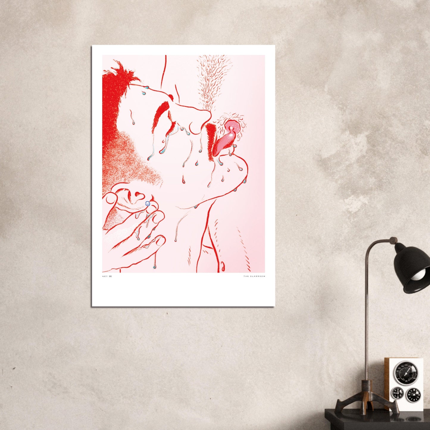 Wet III | gay art print, Tom of Finland print