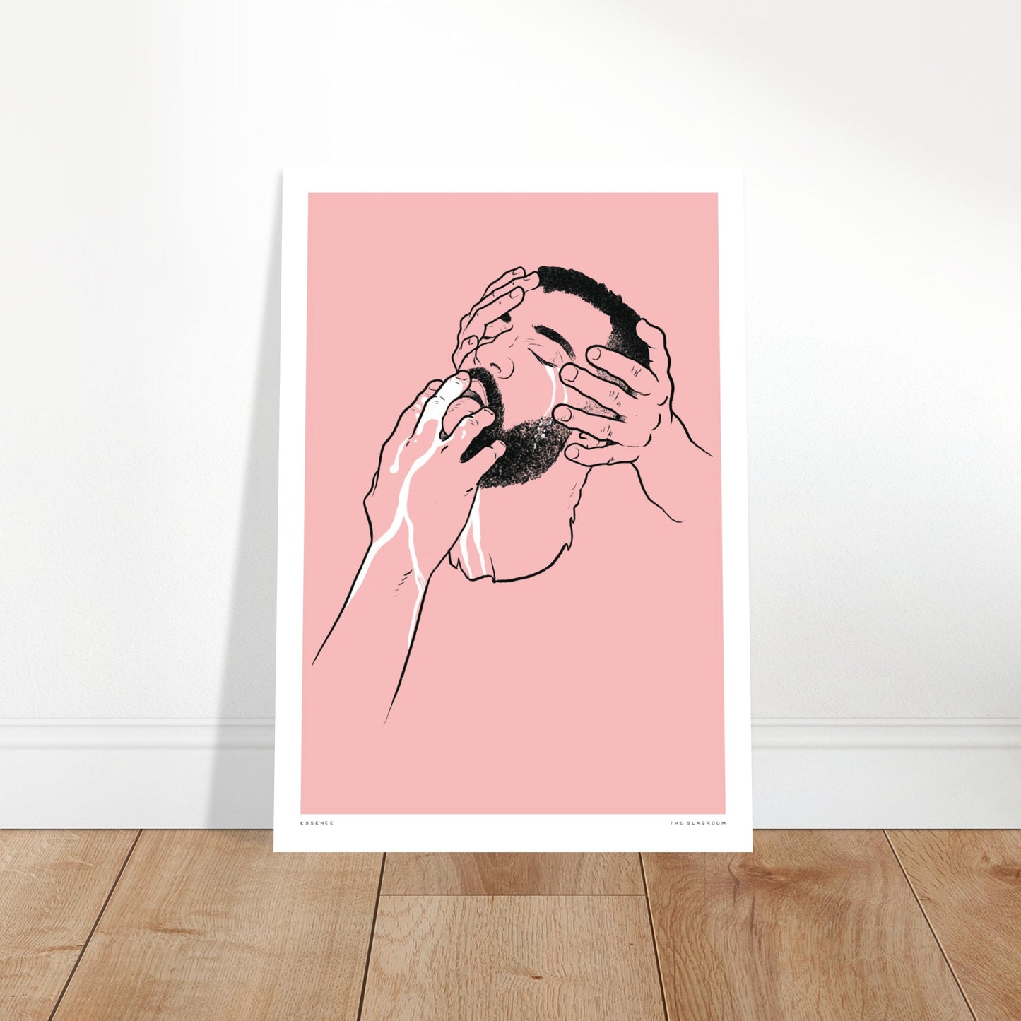 Essence | gay art print, homoerotic, nude line drawing, Tom of Finland print