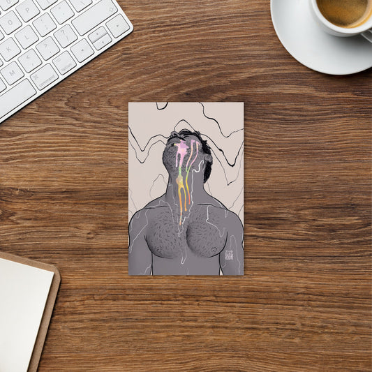 Leak | homoerotic postcard