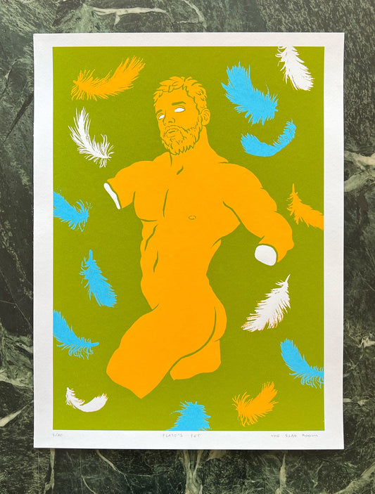 Plato's Pet | homoerotic art screen print, Tom of Finland