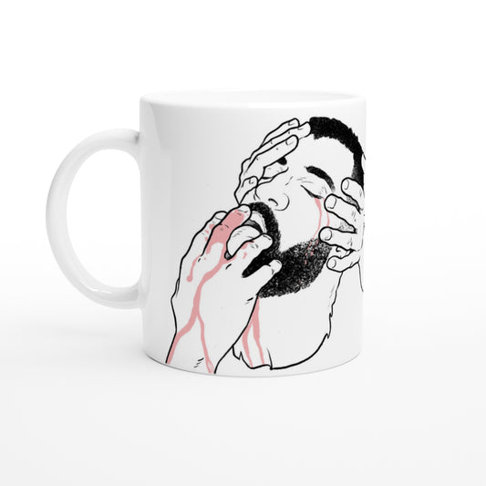 Essence | white ceramic mug gay art Tom of Finland