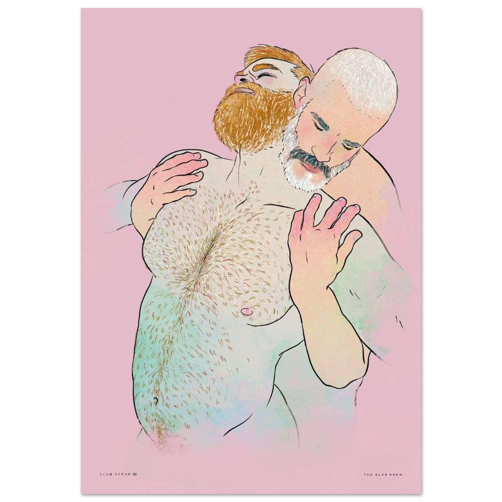 Club Scene 4 | gay art queer wall art Tom of Finland print