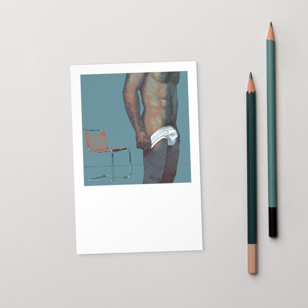 Stand | homoerotic postcard