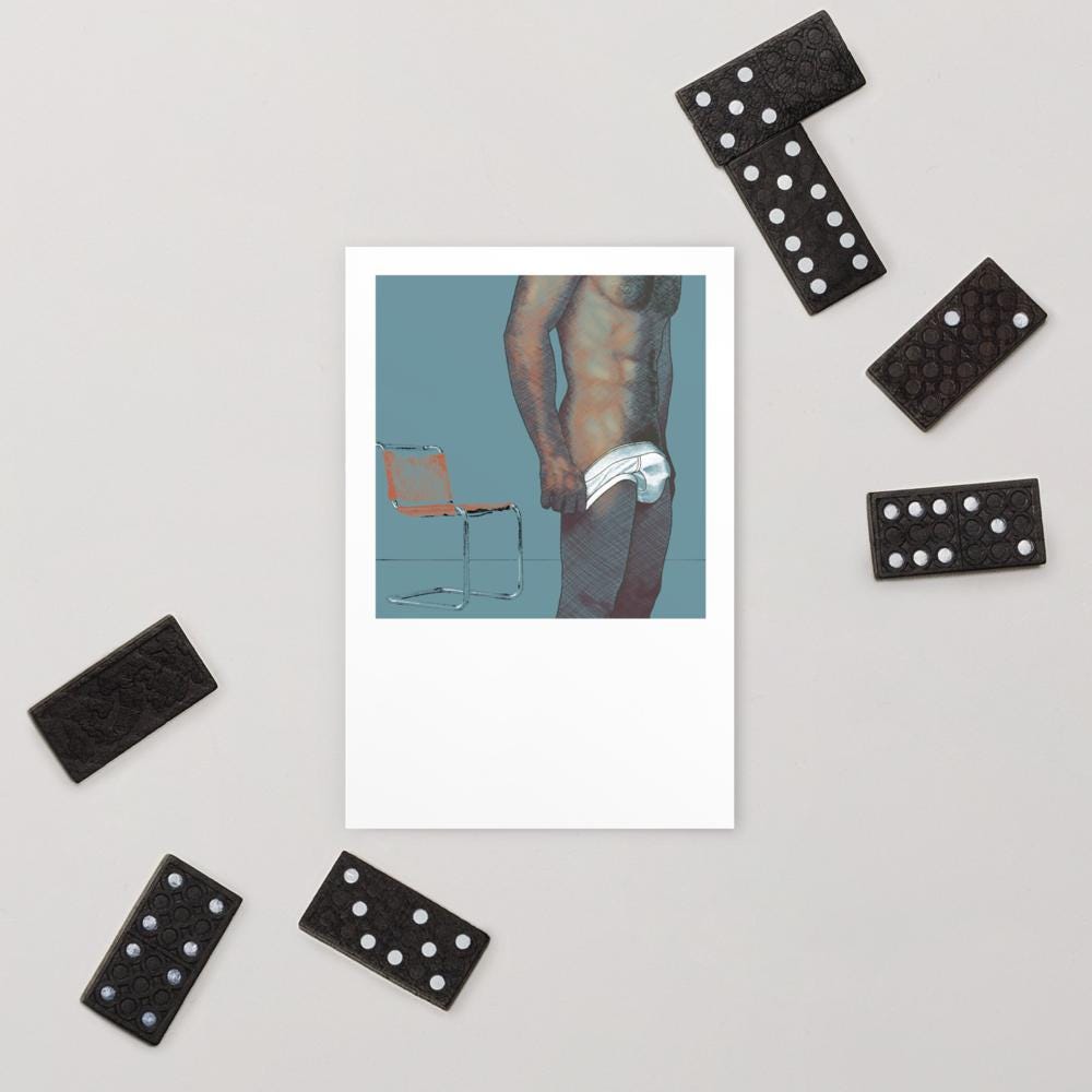 Stand | homoerotic postcard