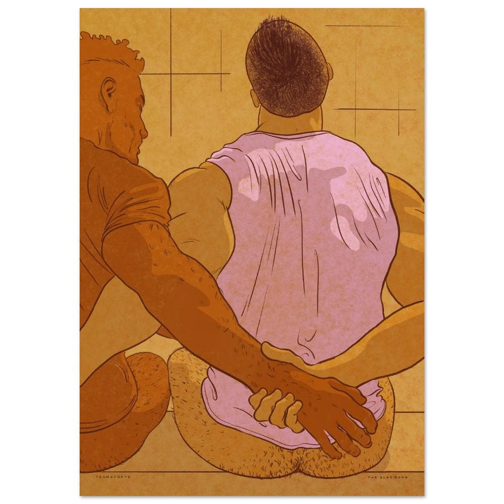 Teamsports | homoerotic art gay wall art Tom of Finland print