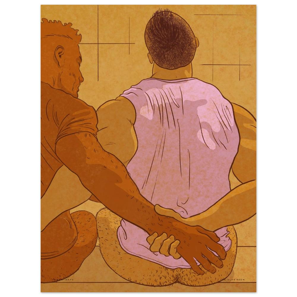 Teamsports | homoerotic art gay wall art Tom of Finland print