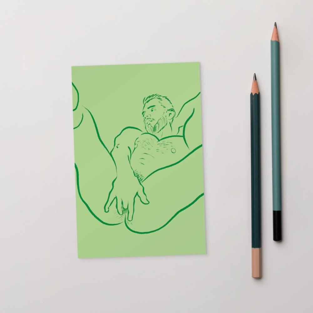 Take | Homoerotic art postcard