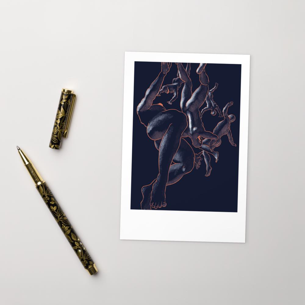 Fall | gay art postcard