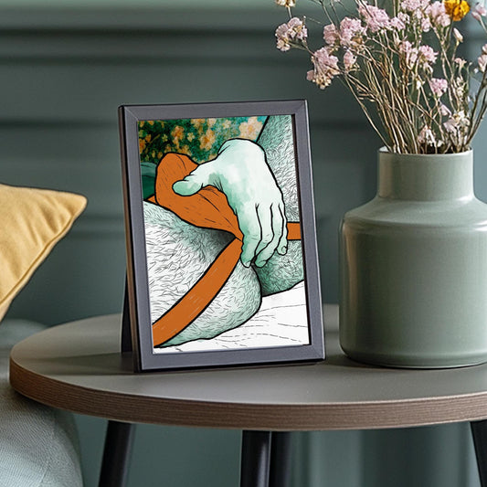 Nip It | homoerotic postcard, male nude, gay sex art
