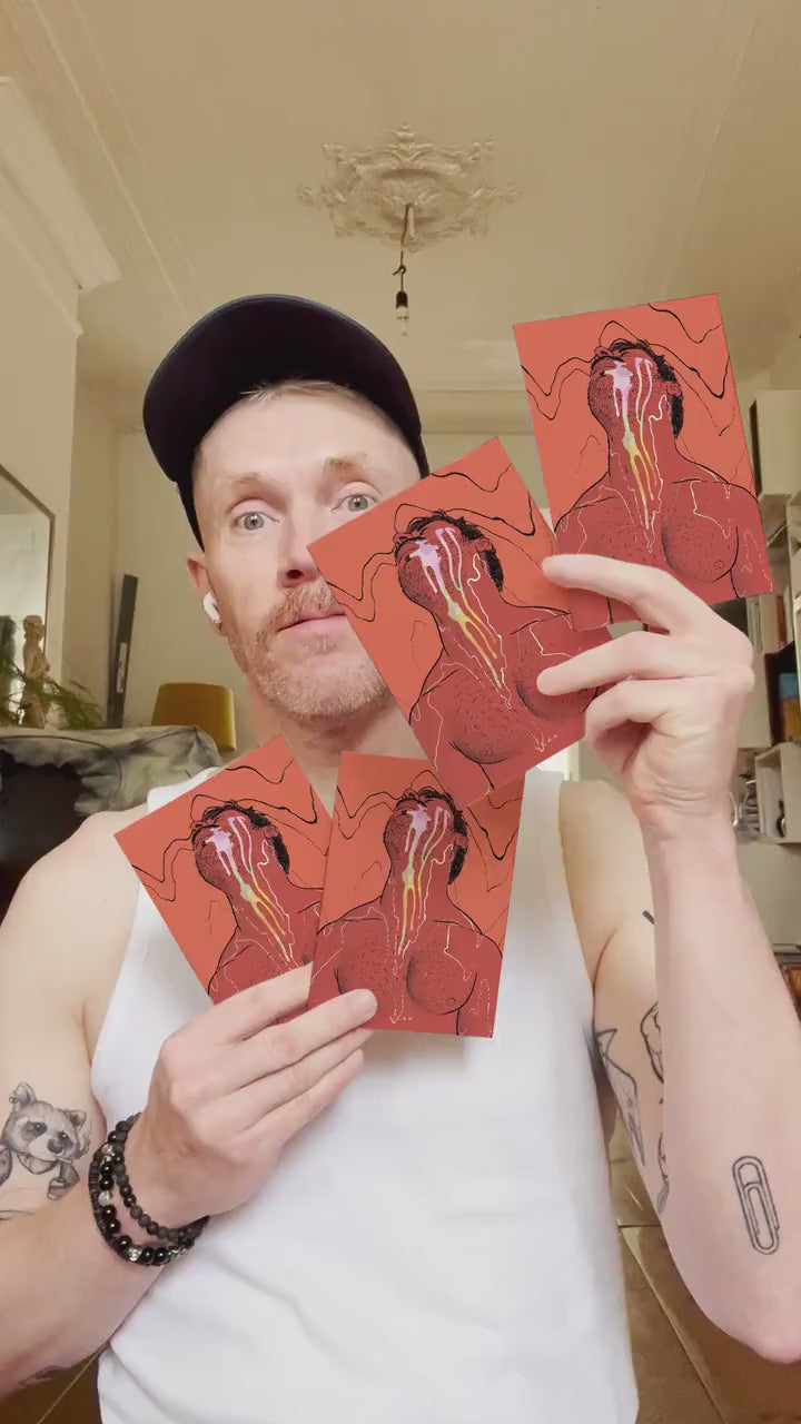 SALE: Buy 3 postcards, get 4! Gay art prints, Tom Of Finland print, homoerotic art