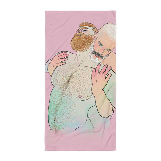 Club Scene 4 | Gay art beach towel