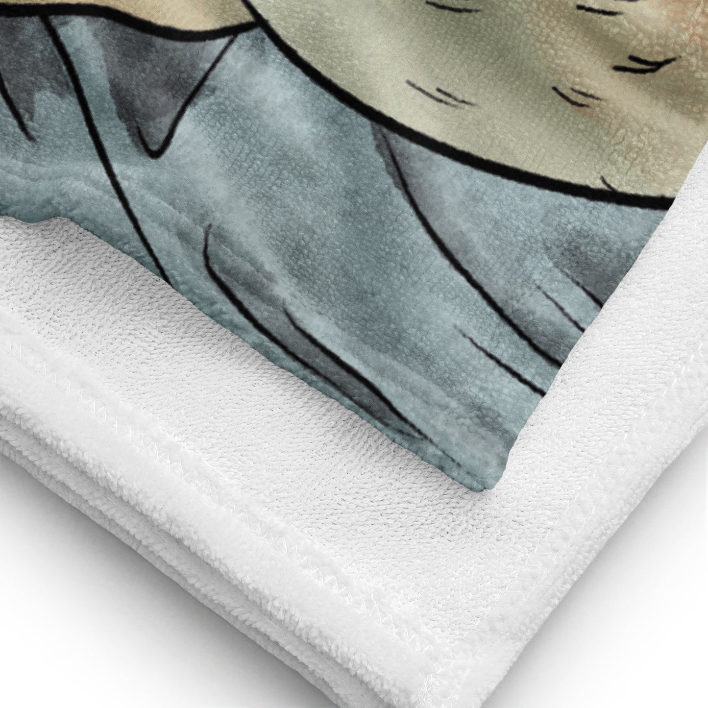 Recline | Gay art beach towel